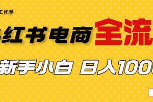 (6805期)外面收费4988的小红书无货源电商从0-1全流程,日入1000+