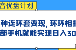 (6800期)影音优盘计划,三种连环套变现,环环相扣,一部手机就能实现日入300+