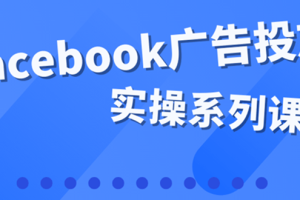 (3854期)百万级广告操盘手带你玩Facebook全系列投放:运营和广告优化技能实操!