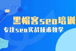 (3674期)某收费培训课:黑帽客seo培训,专注seo实战技术教学!