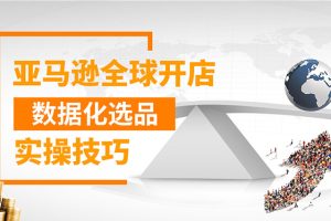 (1320期)亚马逊全球开店数据化选品实操技巧:驱动新品爆款打造系统(无水印-视频)