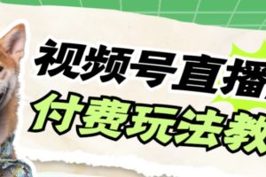 (7660期)视频号美女付费无人直播,轻松日入500+【详细玩法教程】