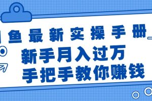 (11818期)闲鱼最新实操手册,手把手教你赚钱,新手月入过万轻轻松松
